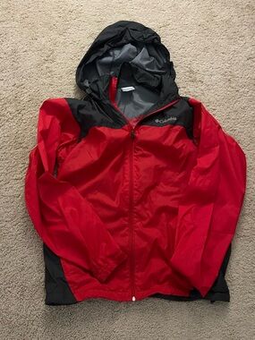 Columbia Red and Black lightweight Jacket
